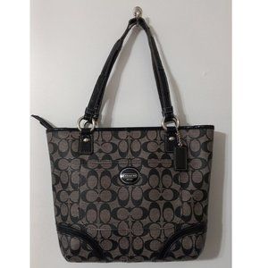 Vintage COACH Signature Leather Tote NO F1293 - F18917(Straps need repair)